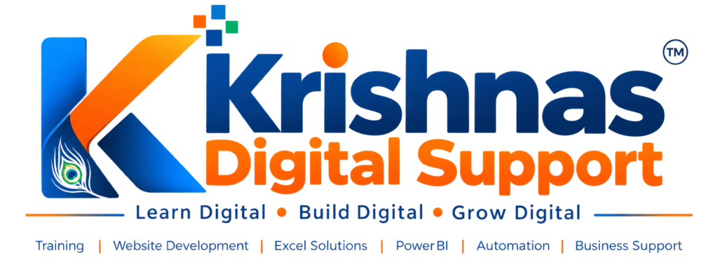 Krishnas Digital Support Logo